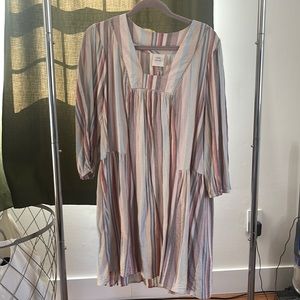 Knox Rose Multi Colored Pastel Baby Doll Dress